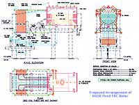 Proposed Arrangement of HUSK Fired FBC Boiler